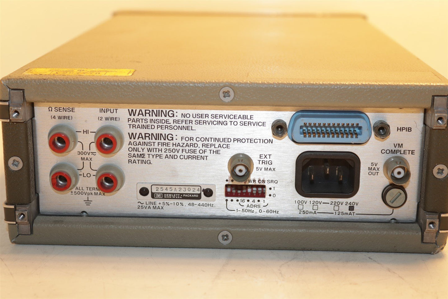 HP 3478A Precision Multimeter 5.5 Digit Tested
