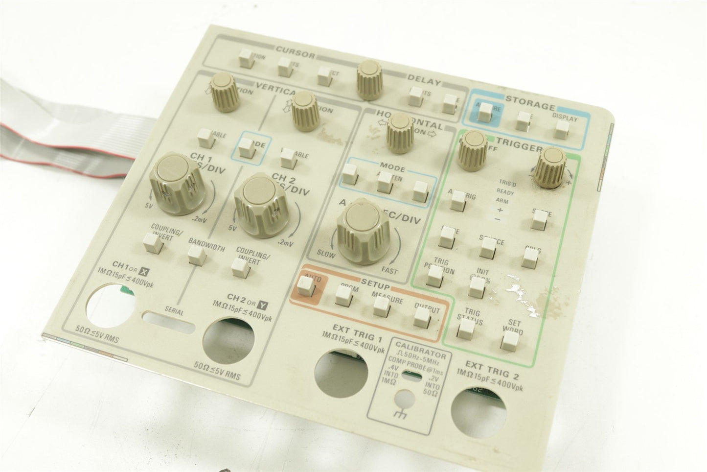 Tektronix 2440 Oscilloscope Keyboard Front Panel