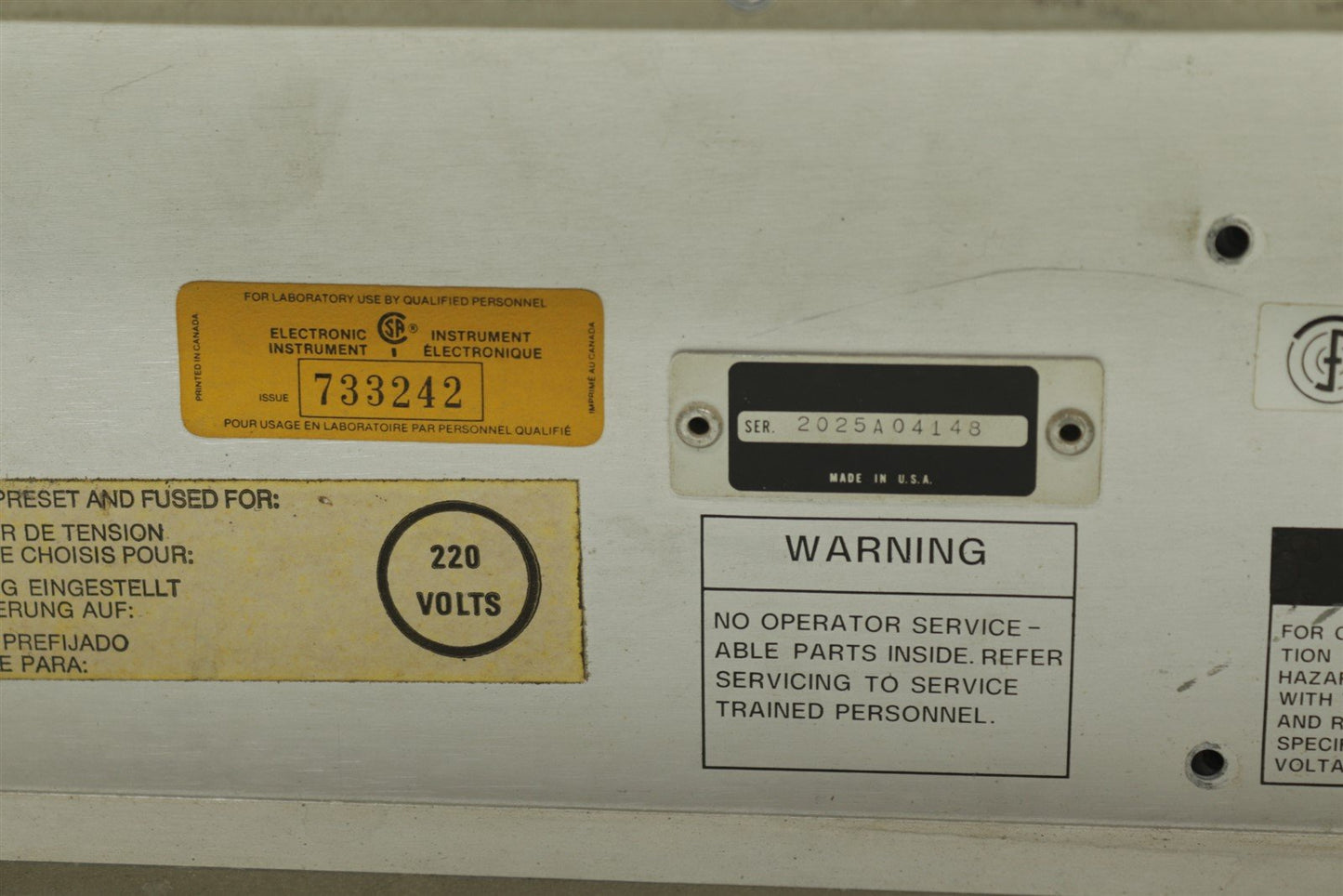 HP Agilent 339A Distortion Measurement Set UNTESTED Comes as is