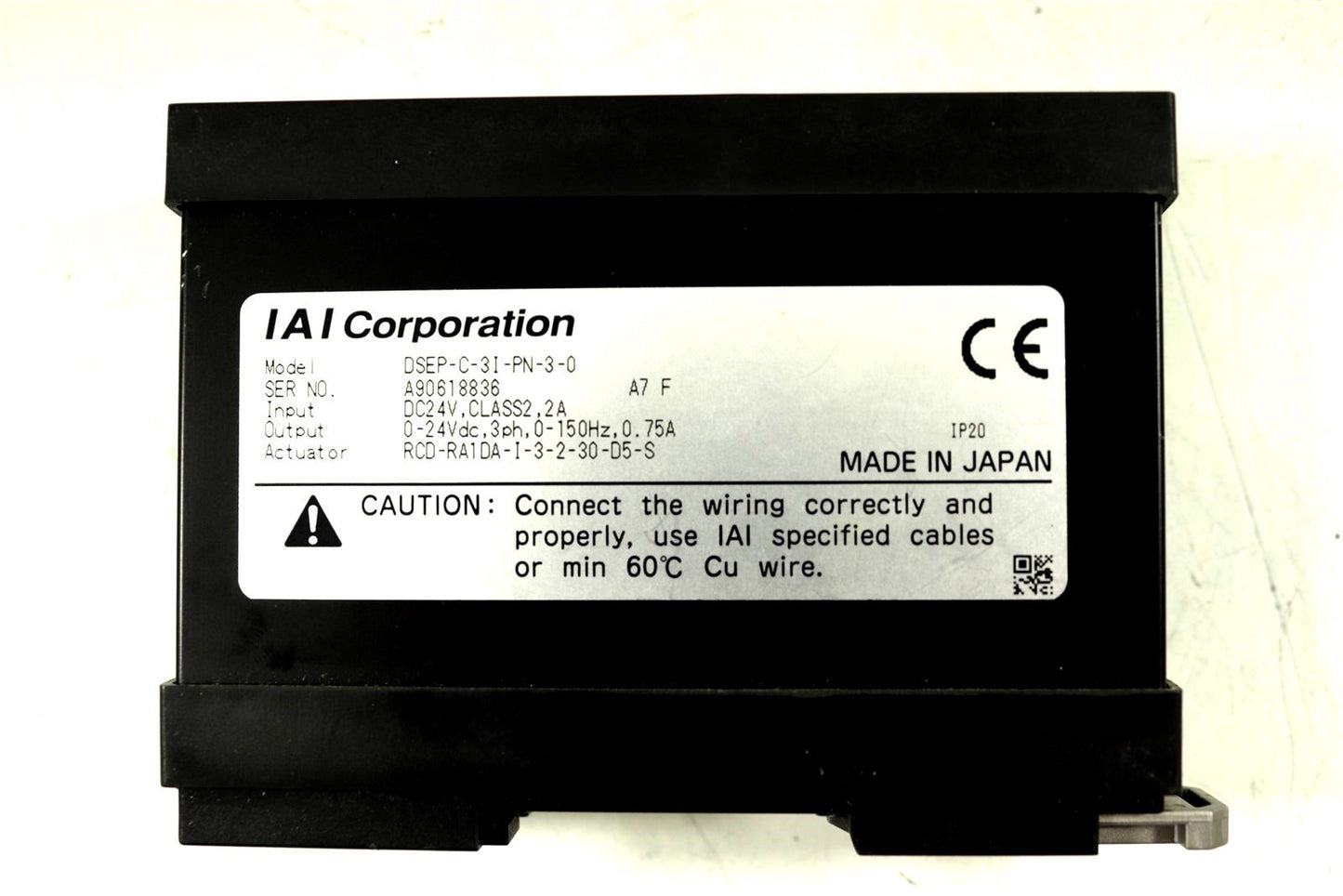 IAI DSEP-C-3I-PN-2-0 Robo Cylinder Controlle Some Cables Inclouded
