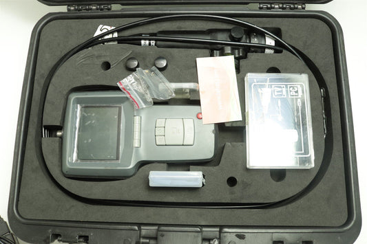 Borescope Inspection Camera Takes Photos & Videos w/ Light, Zoom and Case