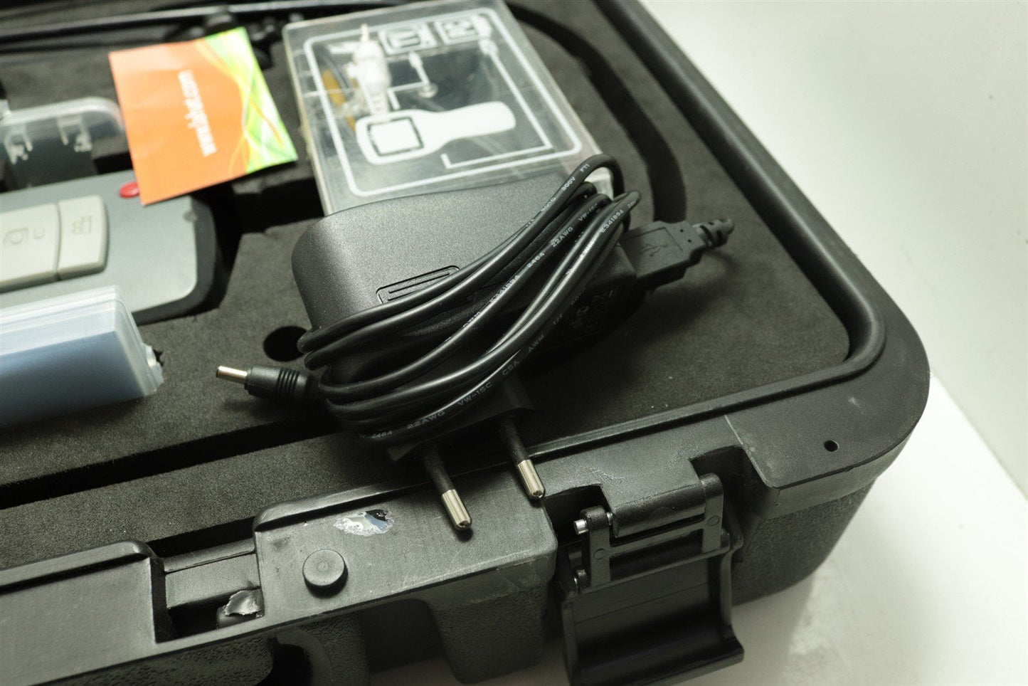 Borescope Inspection Camera Takes Photos & Videos w/ Light, Zoom and Case