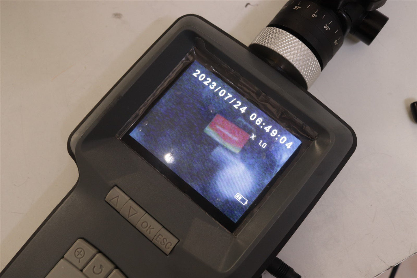 Borescope Inspection Camera Takes Photos & Videos w/ Light, Zoom and Case