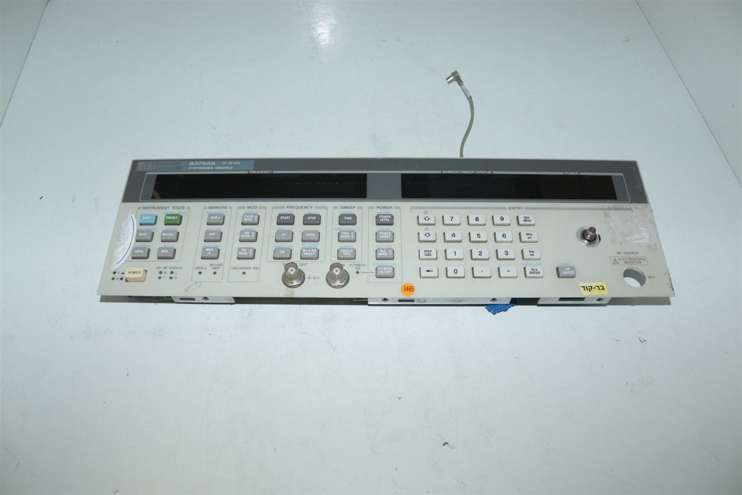 HP 83752A Front Panel Synthesized Signal Sweeper