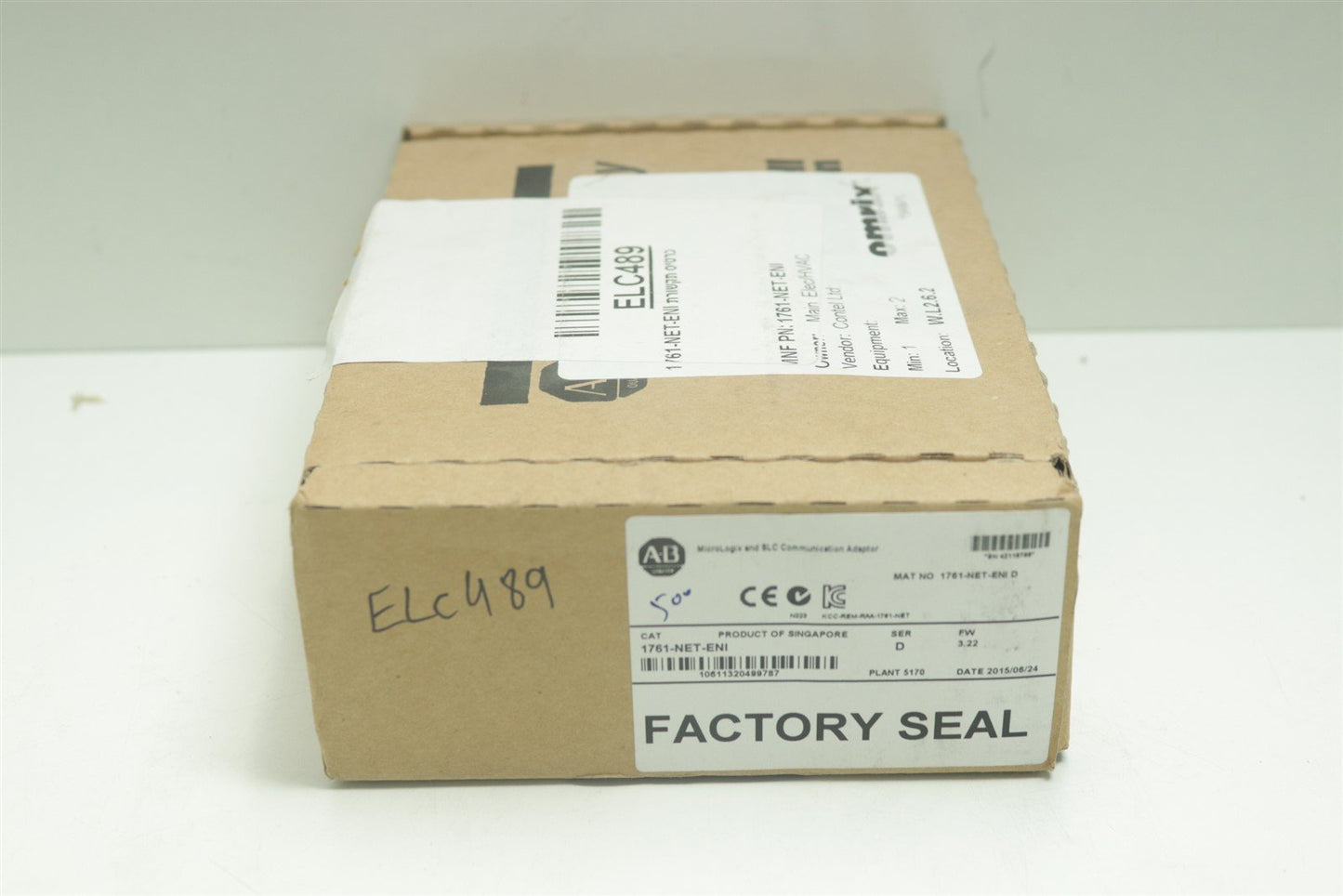 NEW Allen Bradley 1761-NET-ENI MicroLogix Communication Adaptor 1761NETENI