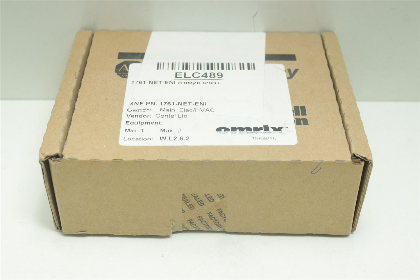 NEW Allen Bradley 1761-NET-ENI MicroLogix Communication Adaptor 1761NETENI