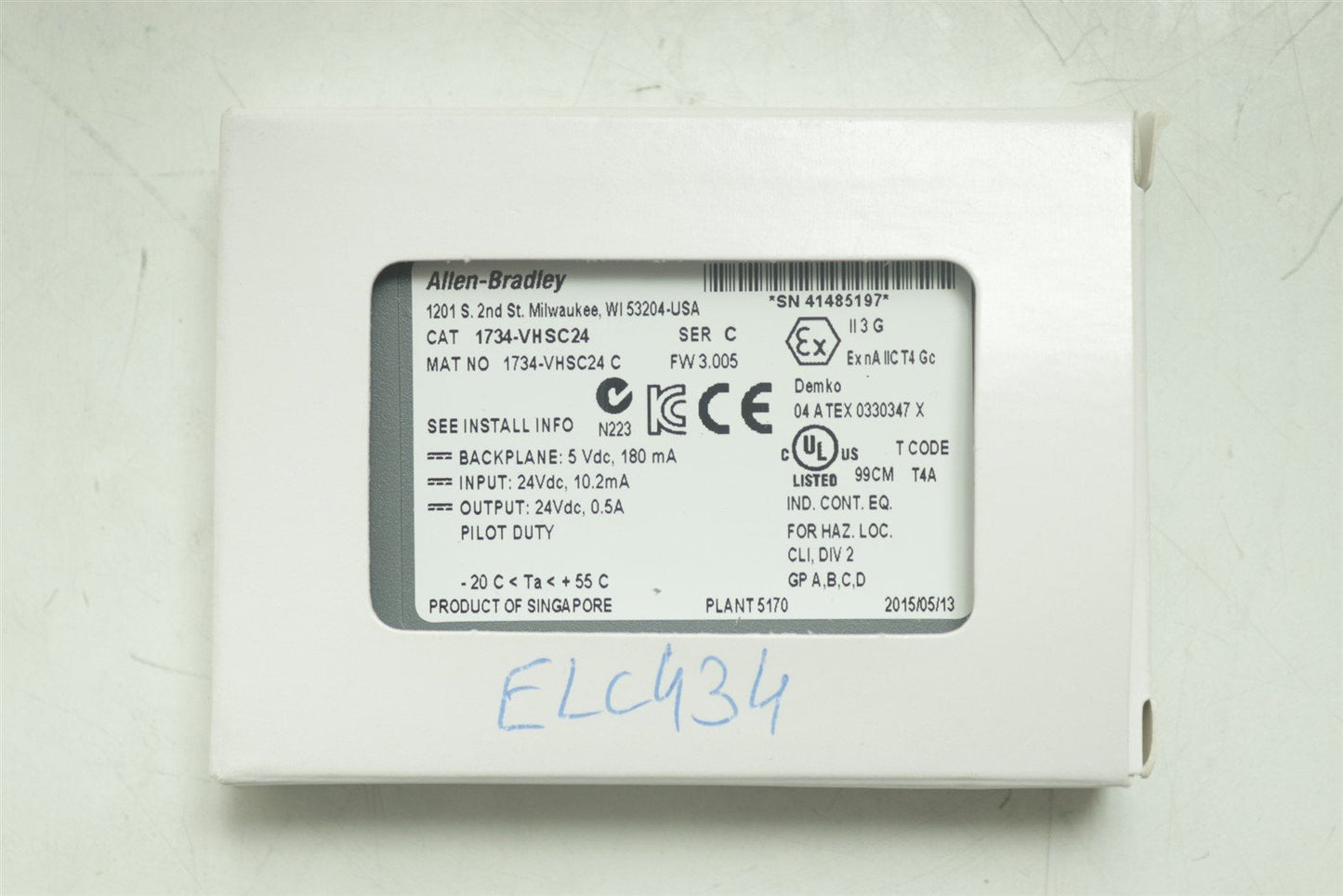 NEW Allen Bradley 1734-VHSC24 Point I/O Very High Speed Counter 1734VHSC24
