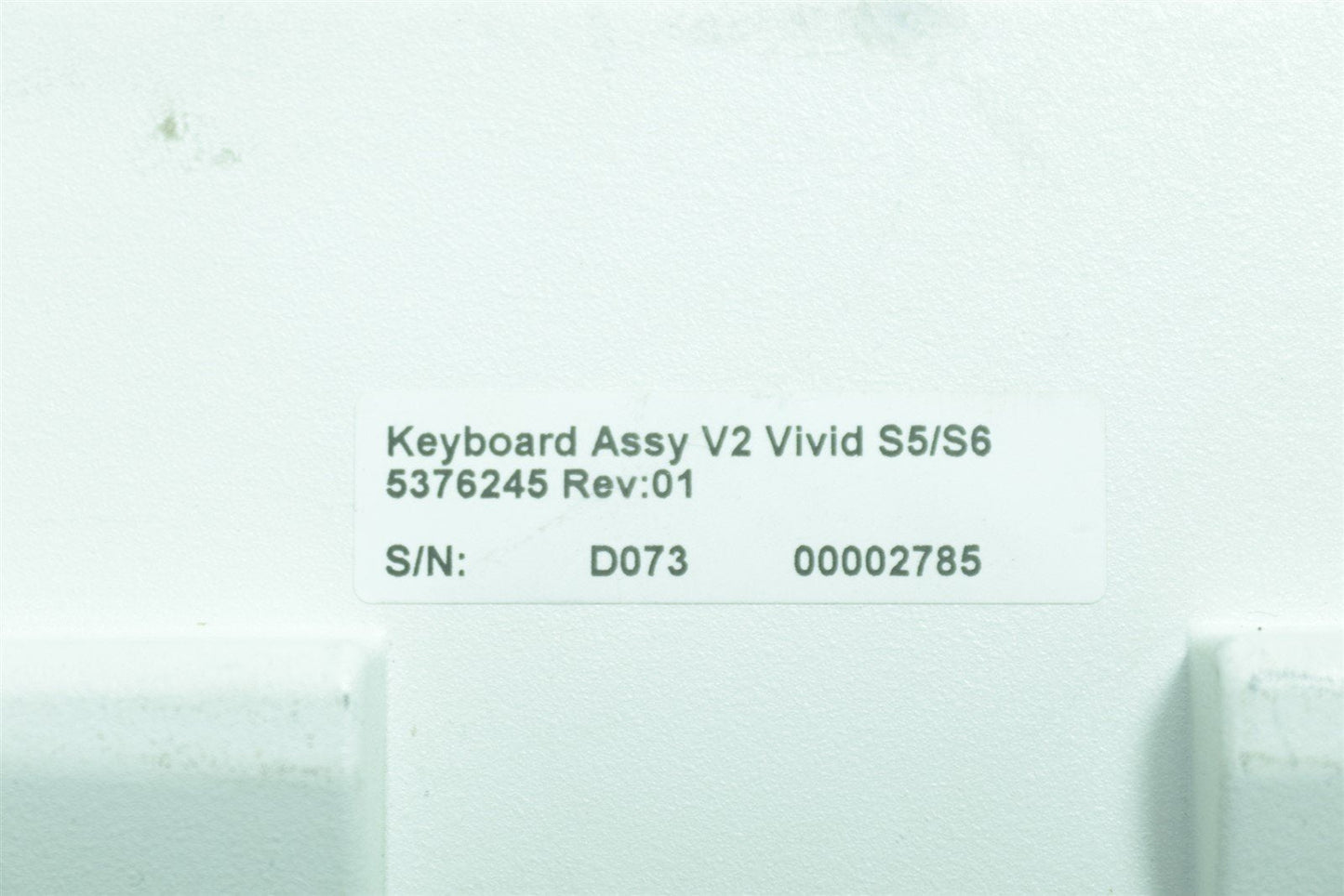 GE HealthCare Keyboard Assy V2 Vivid S5/S6 5376245 TESTED!