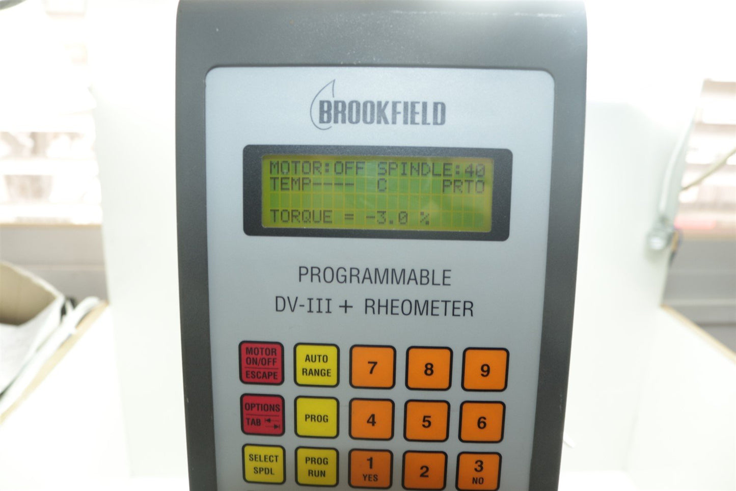 Used Brookfield DV-III+ Rheometer LVDV-III+ CP