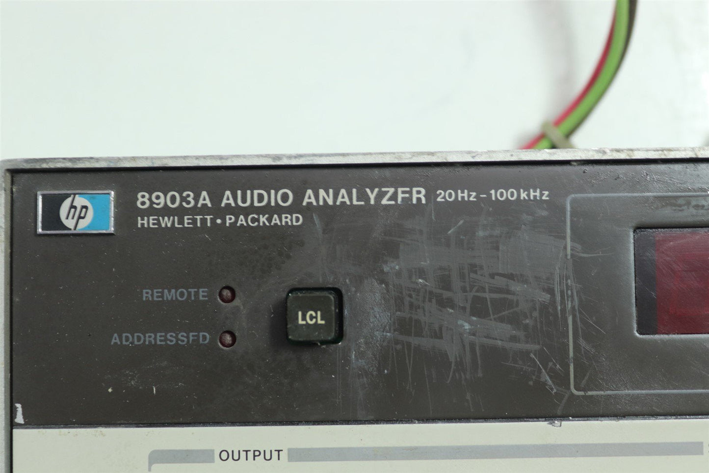 HP Agilent 8903A Audio Analyzer Front Panel Assy