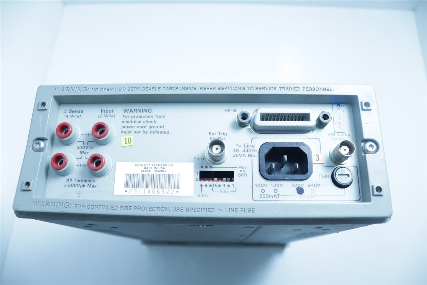 HP Agilent 3478A Digital Multimeter Tested Working!