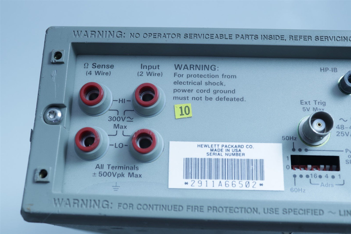 HP Agilent 3478A Digital Multimeter Tested Working!