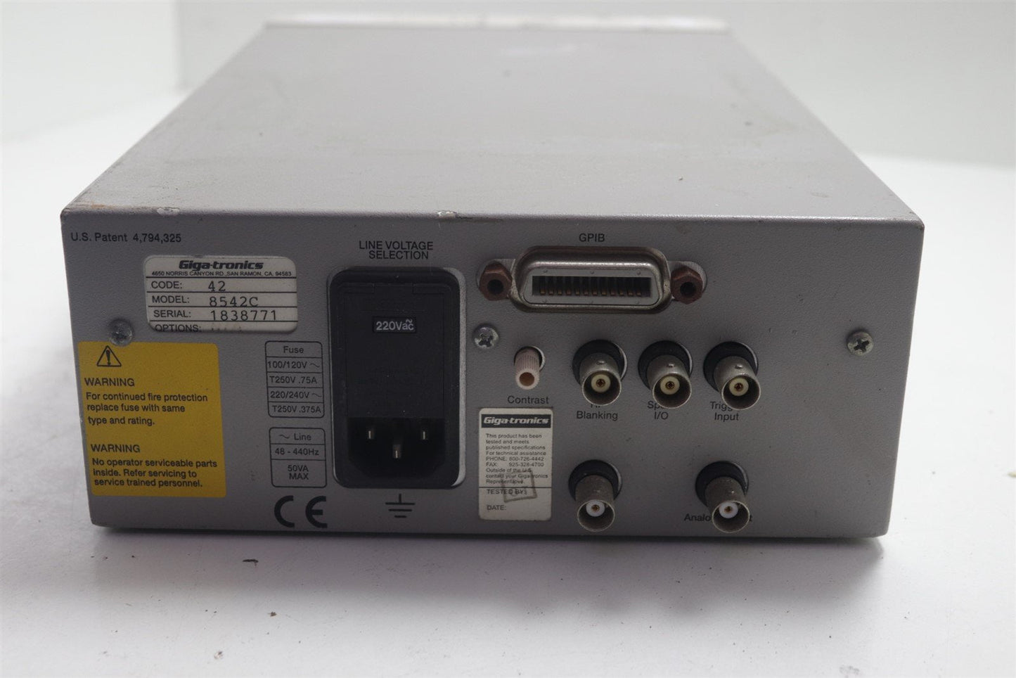 Gigatronics 8542C Dual Channel Universal Power Meter