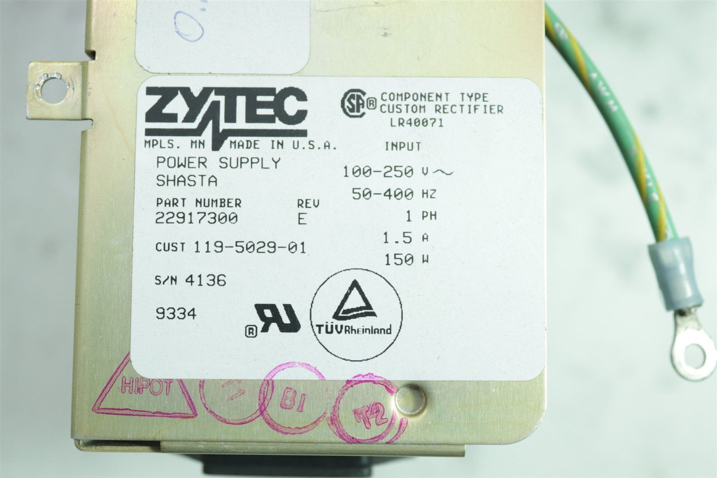 Tektronix OSCILLOSCOPE TDS 320 POWER SUPPLY 22917300 Tested