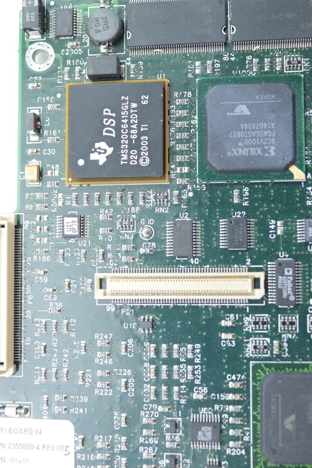 GE HealthCare Vivid i/q S5/S6 Ultrasound RFI Board V4 2355880-4 REV5 SN U1489