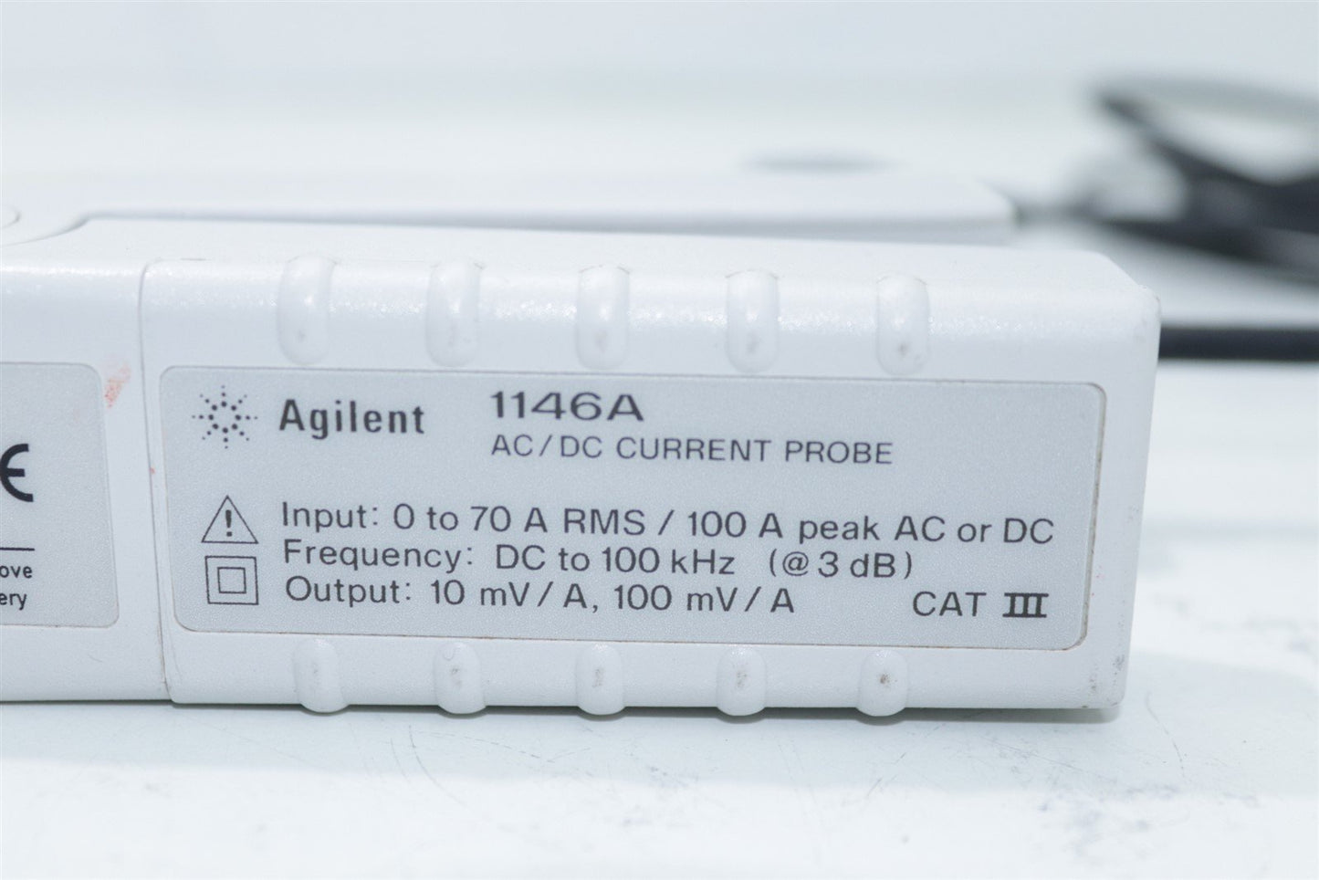 HP Agilent 1146A AC/DC Current Probe DC To 100kHz AC 70A 100A Peak