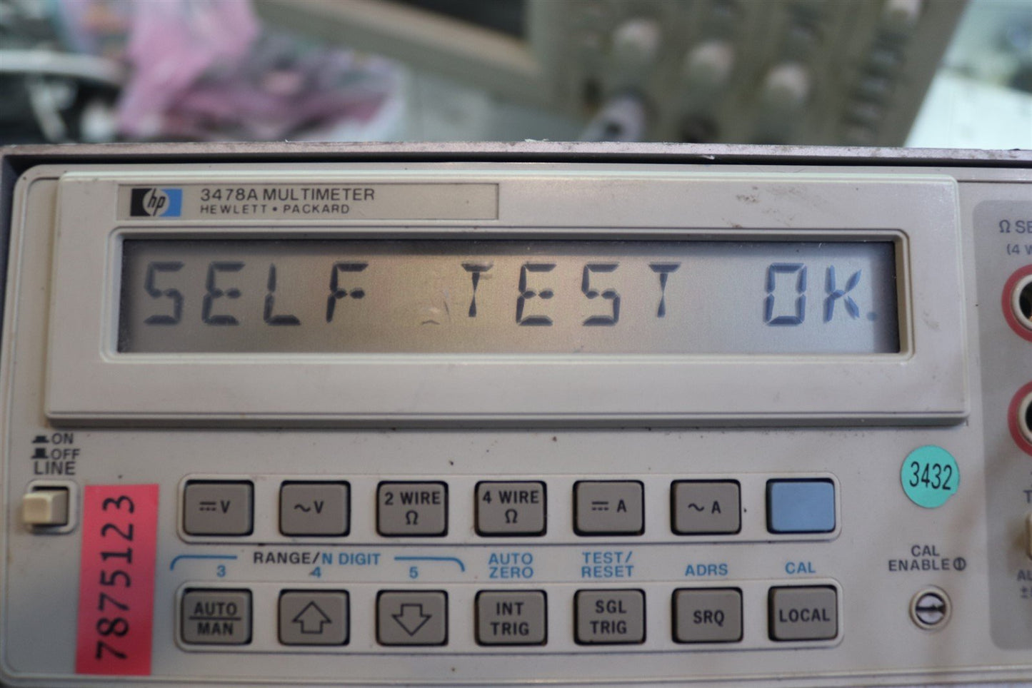 HP 3478A Multimeter 5.5 Digit TESTED