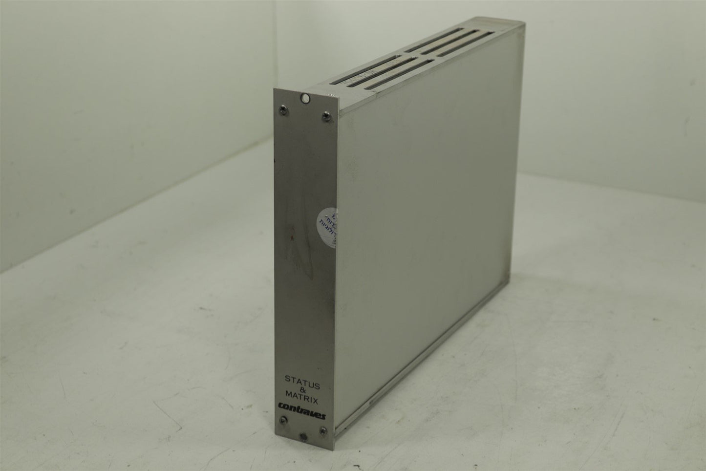 Status & Matrix 704176-3H 1063 Contraves Dual Motion Axis Rate Table 57Cd-2/30H