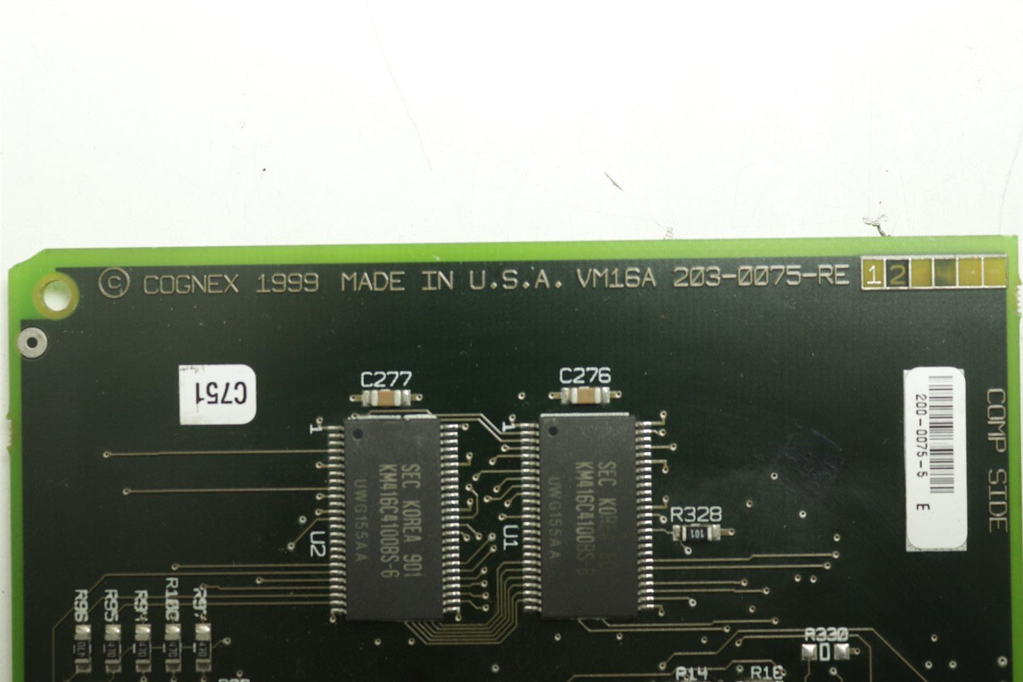 Cognex Vision Image Processor 800-5710-1 200-0075-5 Vm16A 203-0075-Re Vm16A 203
