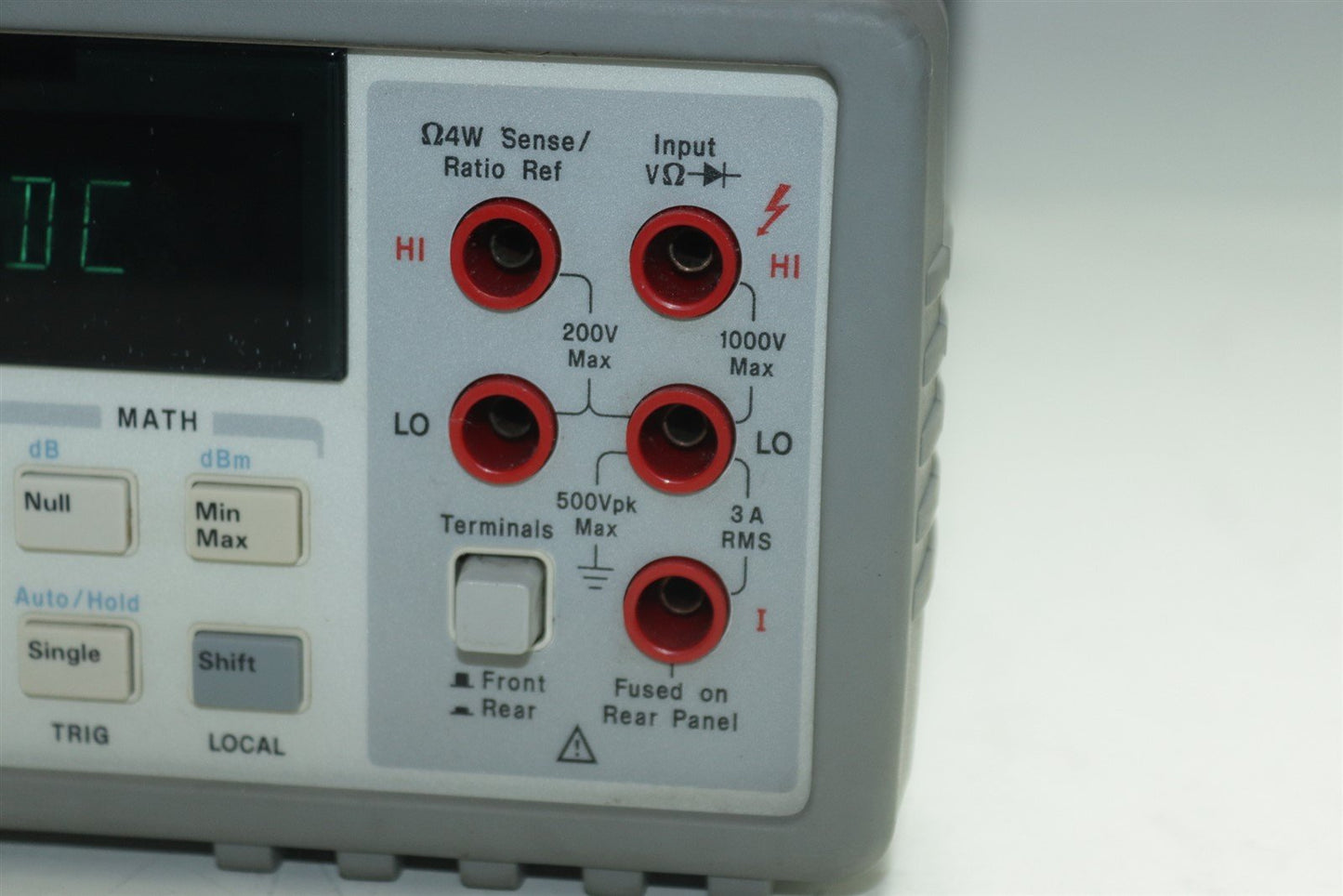 Hp Agilent 34401A 6½ Digit Multimeter Line 45-440 Hz 25VA Max 220V Tested