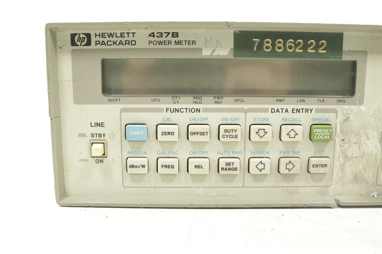 HP Keysight 437B RF Power Meter -70dBm to +44dBm 100kHz-110GHz Tested Calibrated