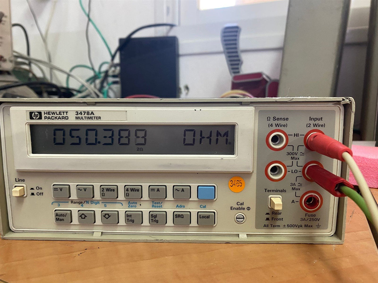 HP Agilent 3478A Digital Multimeter Tested Working!