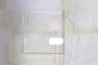 Schott Guinchard 1140226 590nm Filter Lens 50x45x10mm PP TR Lumenis