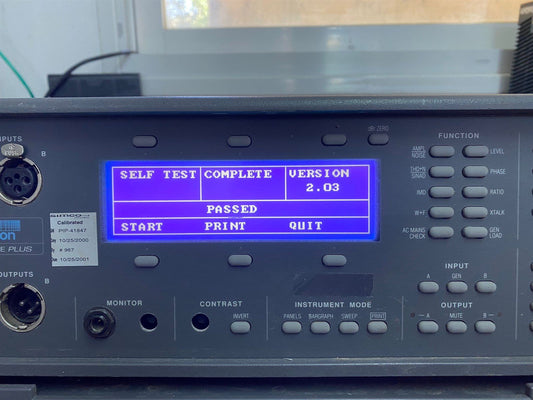 Audio Precision Portable One Plus Audio Analyzer P1P