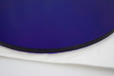 Blue 490BP100 100nm FWHM 130mm ~5" Dia 3mm thick PMT HAMAMATSU MLOPTICS BG3