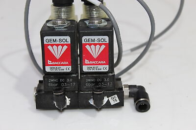 Lumenis Baccara Gem-Sol GEM-B-27 Selenoid Valve Normally Closed 12VDC 5.5W