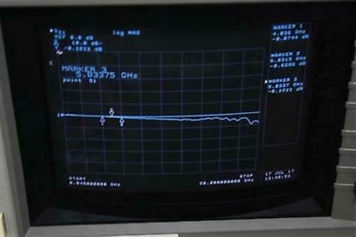 ATM RF Microwave Adjustable Attenuator 4-6 GHz 0-30dB Attn Tested