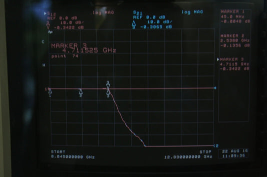 RF Microwave RLC Electronics 9135--0048 LPF Low Pass Filter 4.7 GHz TESTED