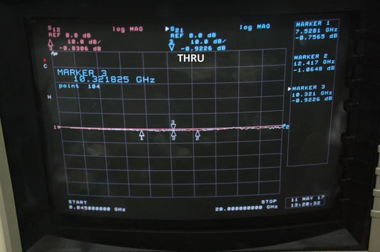 Microwave RF Directional Coupler 7.5-12.4 GHz 16dB coupling +27dB dir