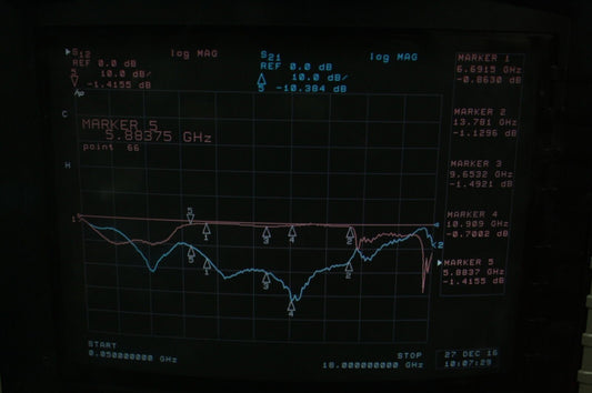 Microwave Associates RF Isolator 6.6-13.7GHz Isolation -1.5dB loss +18dB Tested