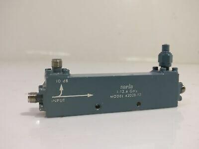 NARDA 4202B-10 SMA RF Coaxial Directional Coupler 1-12.4GHz 10dB