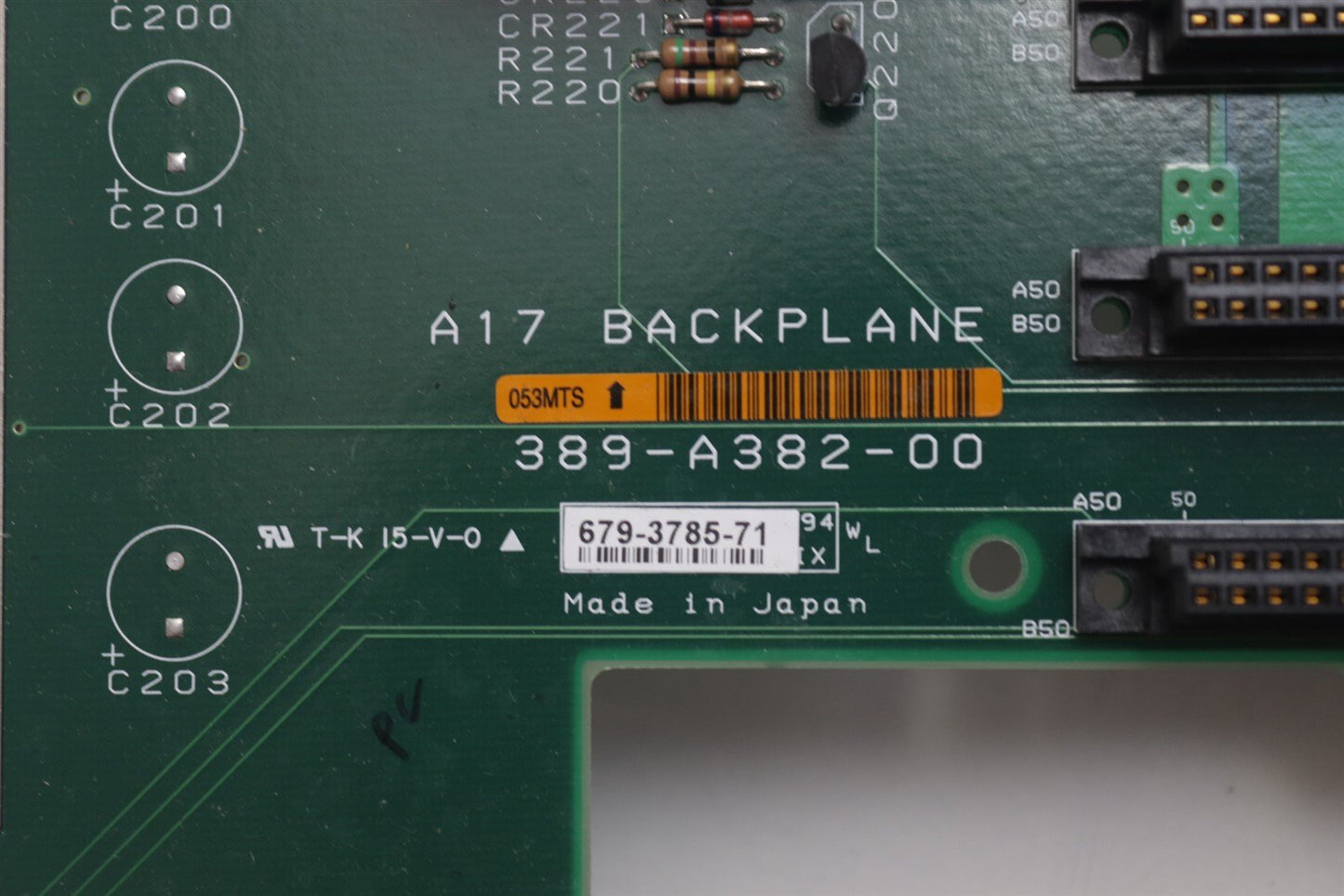 Tektronix DG2020A Data Generator 200 Mbps A17 Backplane