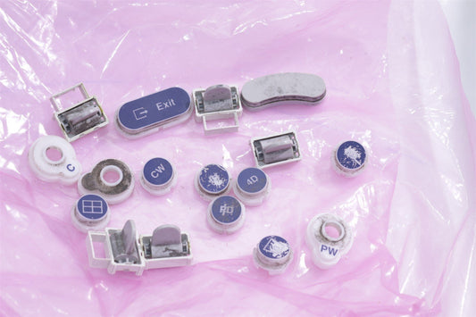 GE General Electric Voluson 730 Ultrasound Lot of Buttons Keys and Knobs