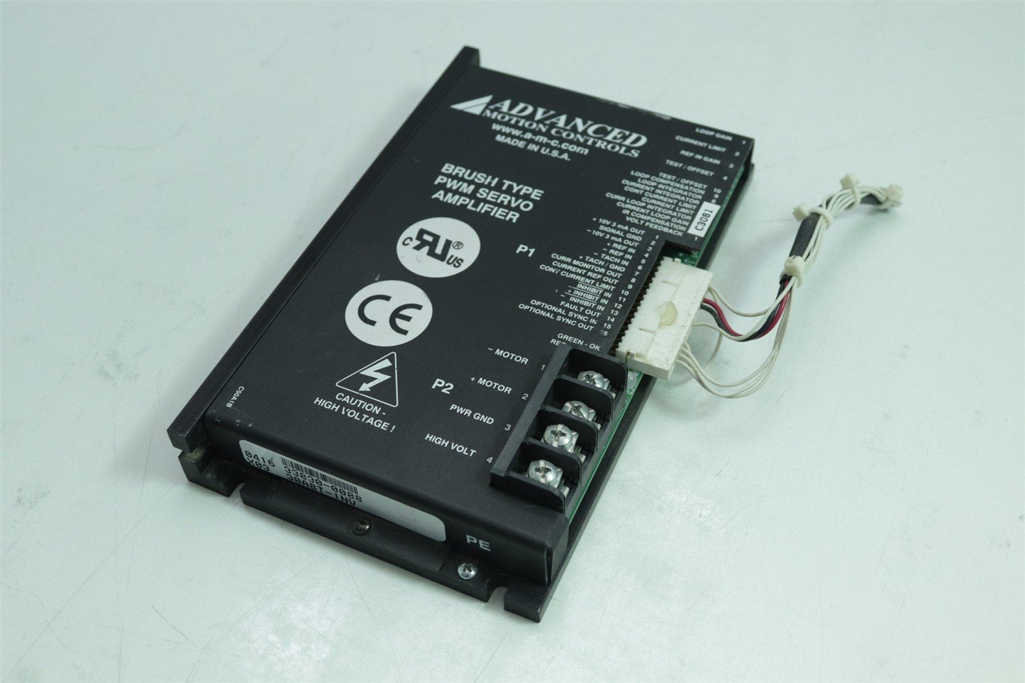 Advanced Motion Controls Brush Type PWM Servo Amplifier 30A8T