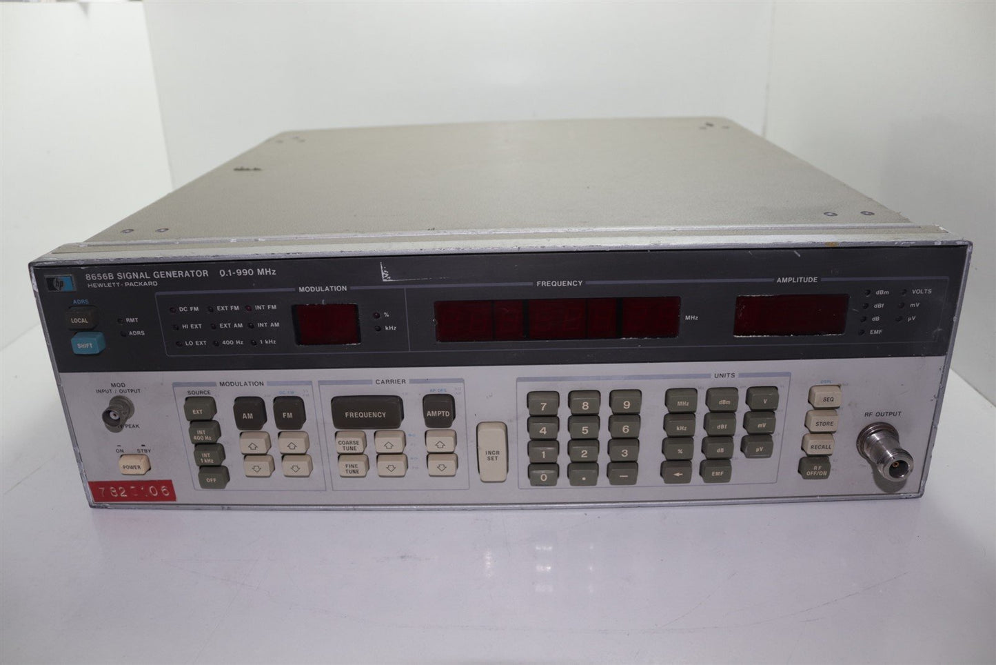 HP Agilent Keysight 8656B Signal Generator 0.1-990MHz TESTED!