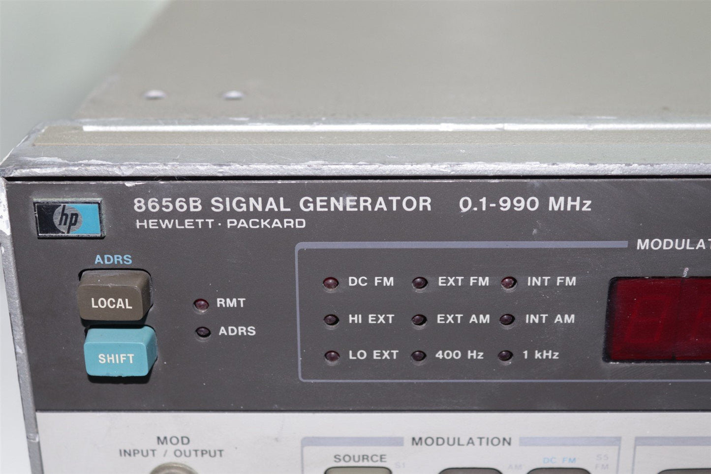 HP Agilent Keysight 8656B Signal Generator 0.1-990MHz TESTED!