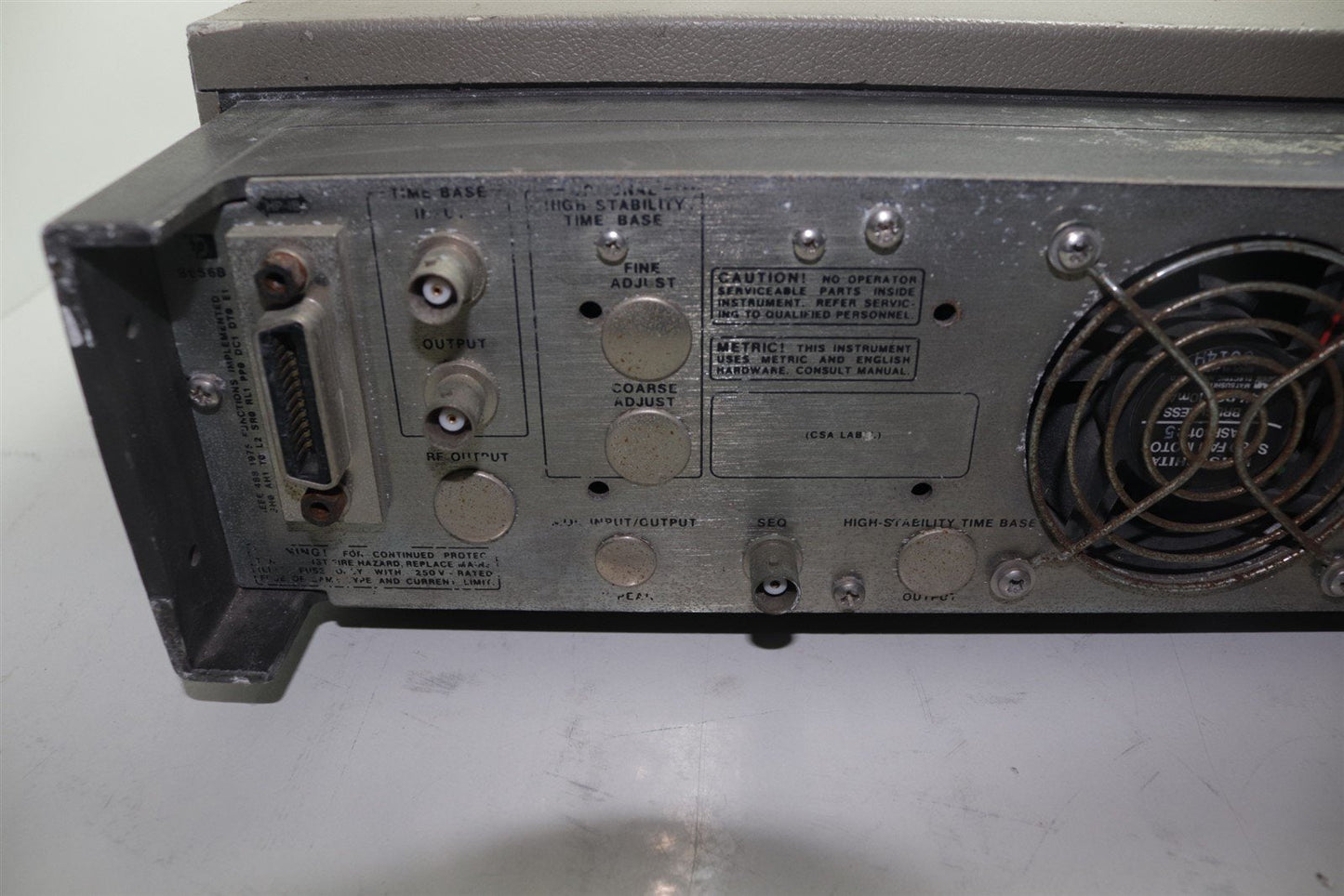 HP Agilent Keysight 8656B Signal Generator 0.1-990MHz TESTED!