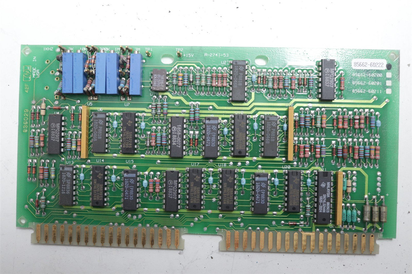 HP Agilent Spectrum Analyzer 8566B Display 85662-60222 Board Assy