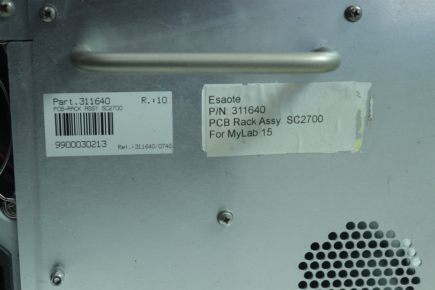 Esaote mylab 15 PCB Rack Assy 311640 Front End Assy 311638