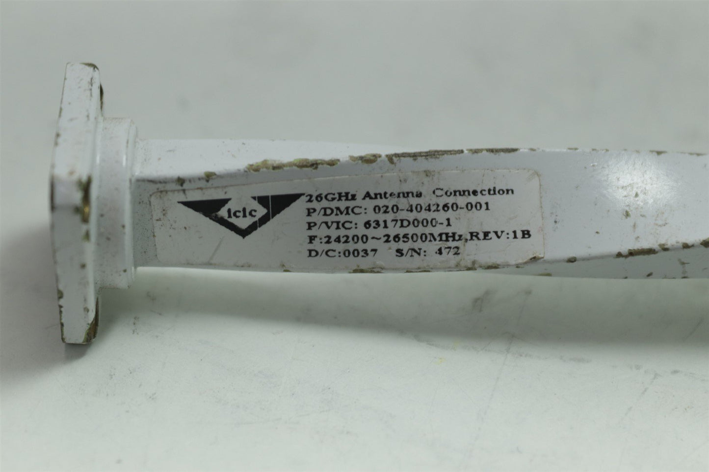 Icic WR-42 Waveguide 3.6 Inch Section, 90 Degree Twist 26GHz