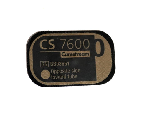 NEW Carestream PSP CS7600 Smart Phosphore X-Ray Dental Plate SIZE 0 BITEWING