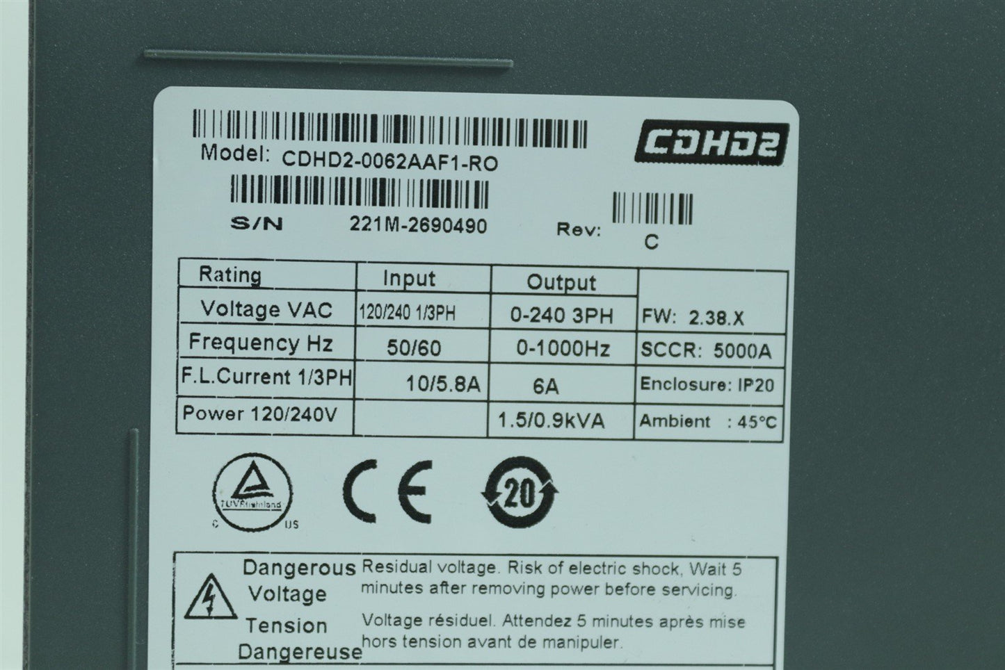 Servotronix CDHD2 Sero Driver