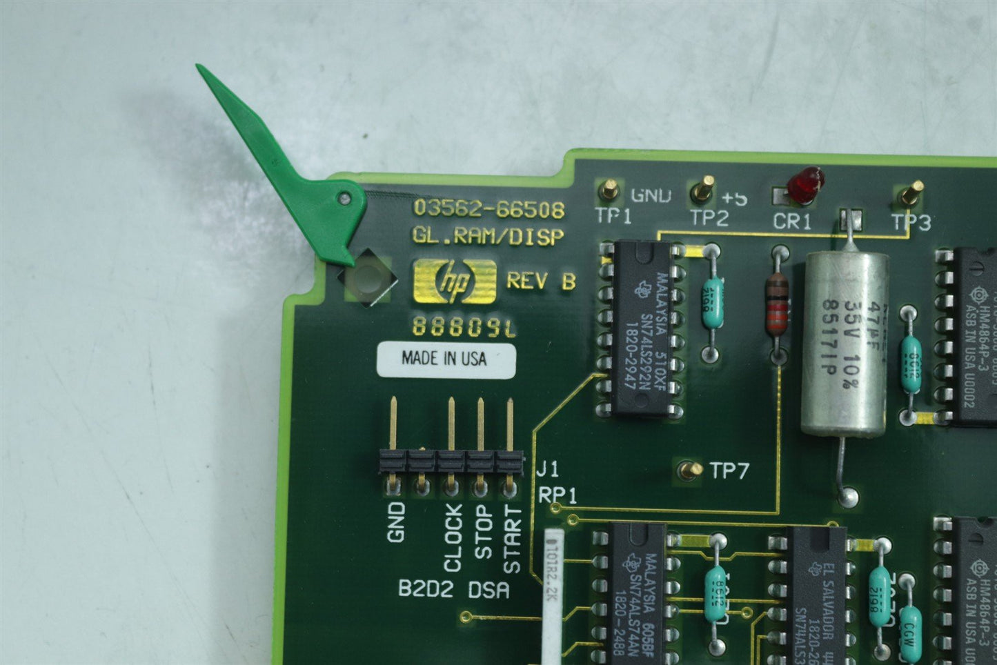 HP GL.RAM/DISP 03562-66508 For HP 3562A Spectrum Analyzer