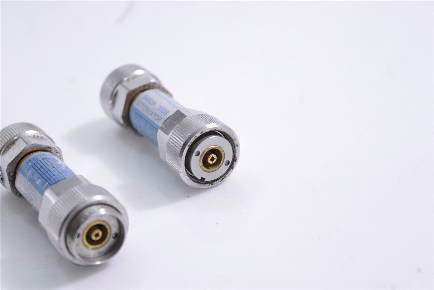 HP Agilent 8492A RF Microwave 3dB Attenuator + 10dB Attenuator APC 7mm DC-18GHz