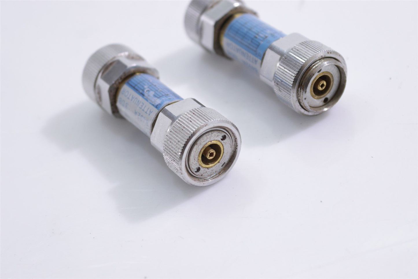 HP Agilent 8492A RF Microwave 3dB Attenuator + 10dB Attenuator APC 7mm DC-18GHz