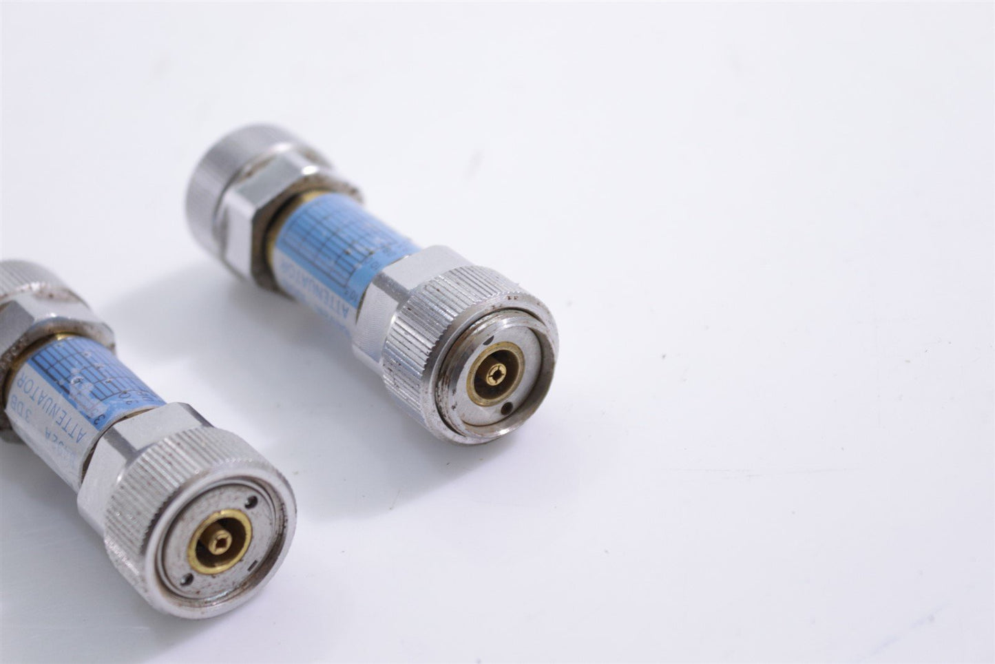 HP Agilent 8492A RF Microwave 3dB Attenuator + 10dB Attenuator APC 7mm DC-18GHz